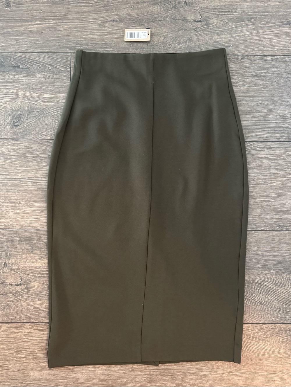 NWT RW&CO. Olive Green High-Waist Pencil Skirt